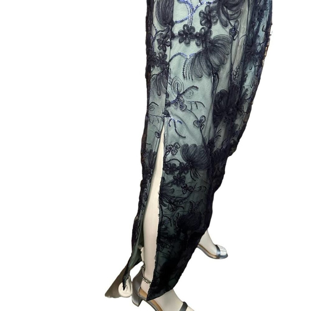 NWOT JS Collections CARTER HALTER COLUMN GOWN SZ 2 - Picture 6 of 8